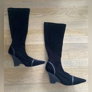 Martinez Valero Velvet Pull-On Boots